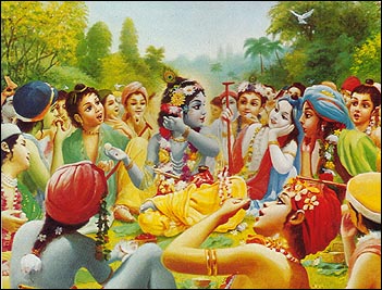 krishna hug