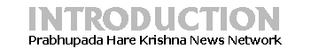 An Introduction to the Hare Krishna Movement