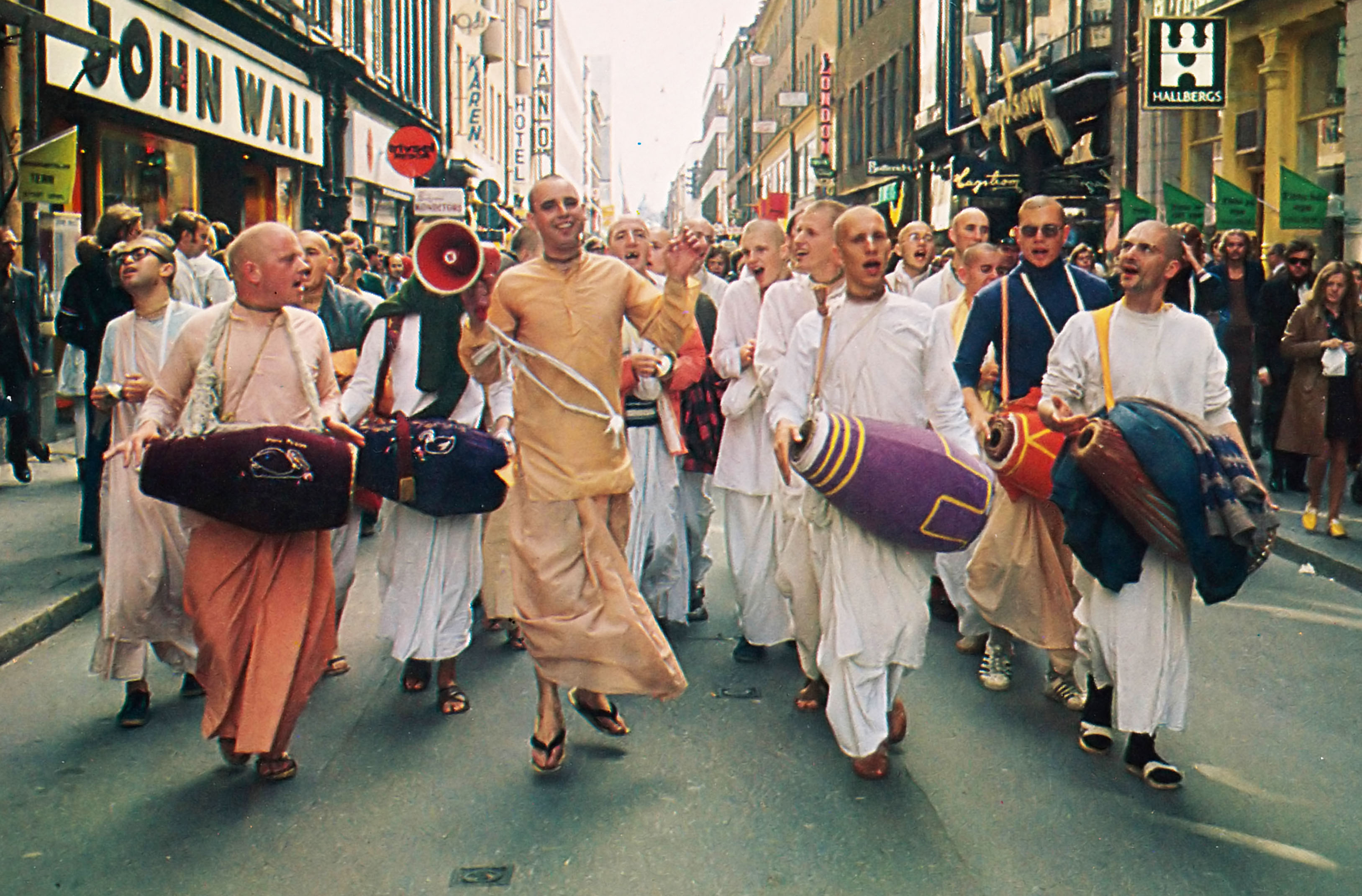 Ecstatic Hare Krishna Sankirtan Chanting Of Hare Krishna In Germany 1974 