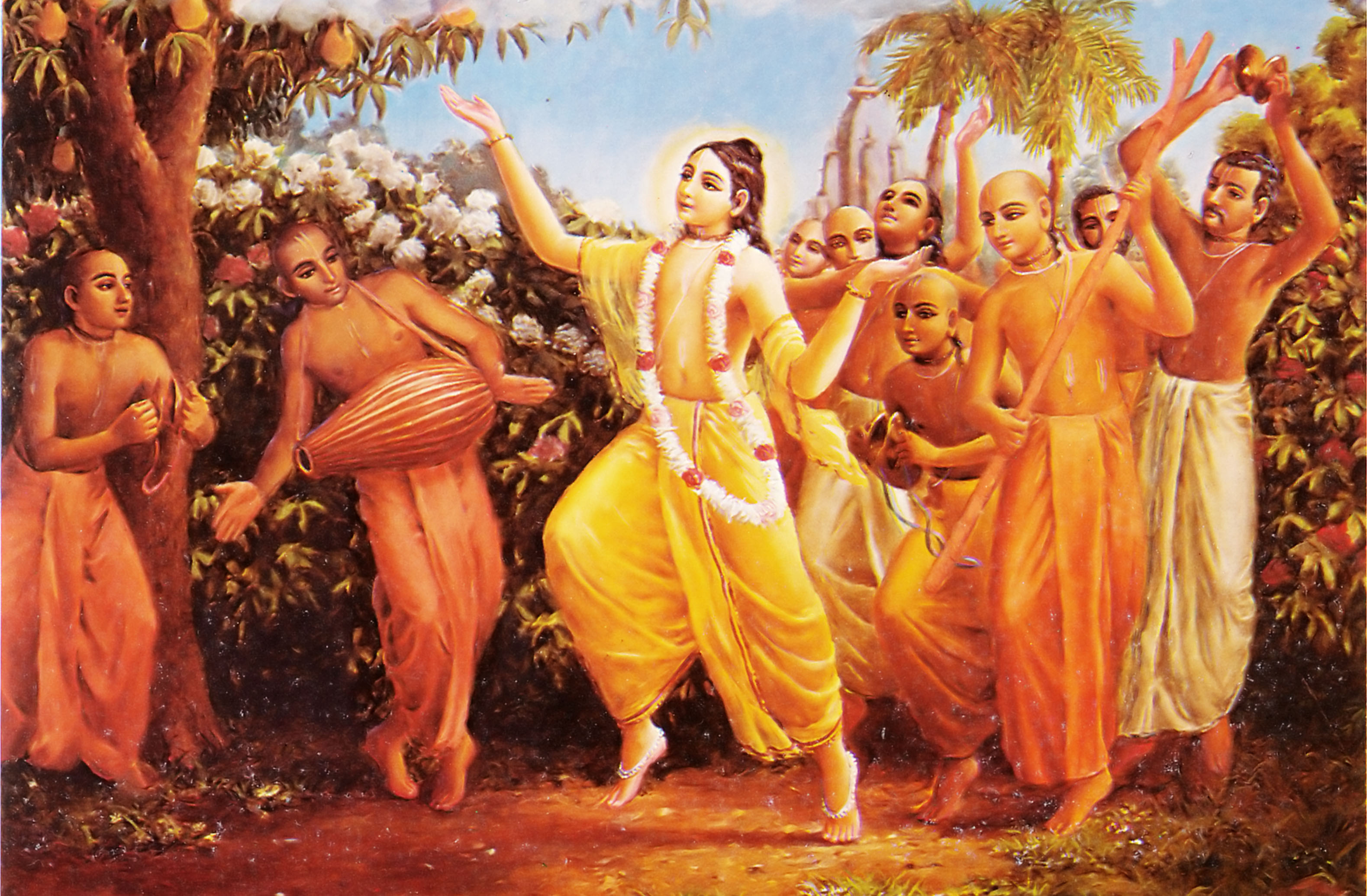 ART OF KRISHNA - Simply by chanting the holy name of Krishna one can  obtain freedom from material existence. Indeed, simply by chanting the Hare  Krishna mantra one will be able to