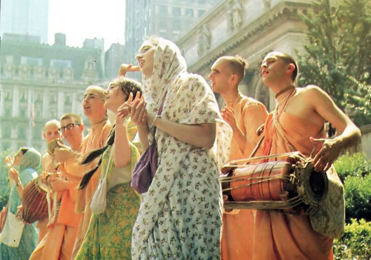 Hare Krishnas Chanting in the Seventies.