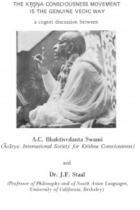 The Krishna Consciosness Movement is the Genuine Vedic Way PDF Download