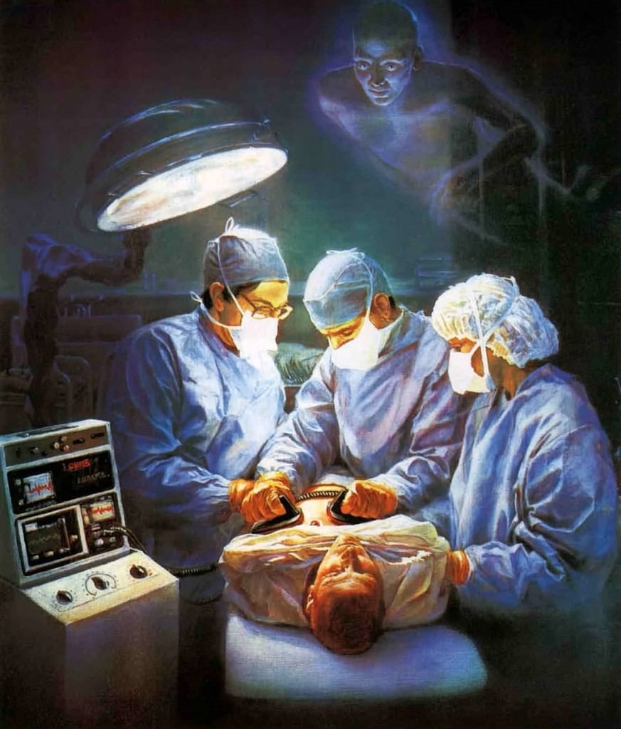 Out of body experience in operating room